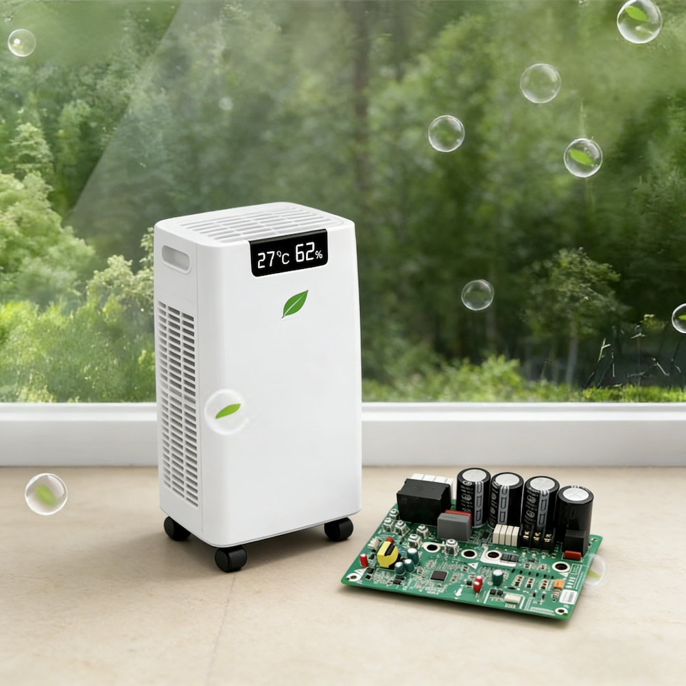 通用智能除湿机控制板PCB - FOC变频器，兼容Wi-Fi，带PID算法